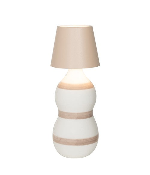 Zafferano Poldina Stopper Lamp H 111 Mm D 111 Mm Sand