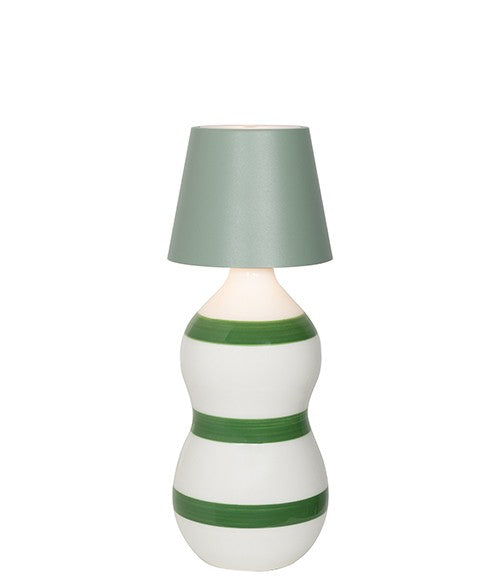 Zafferano Poldina Stopper Lamp H 111 Mm D 111 Mm Sage