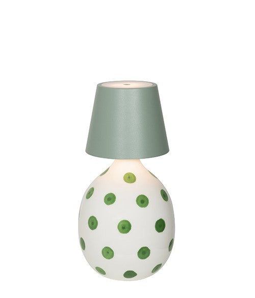 Zafferano Poldina Stopper Lamp H 111 Mm D 111 Mm Sage