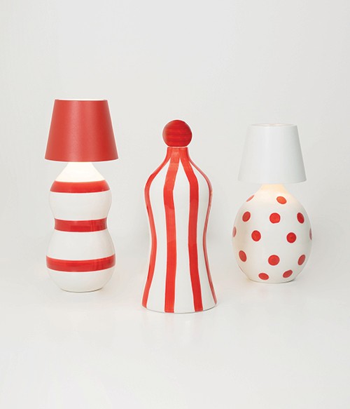 Zafferano Poldina Stopper Lamp H 111 Mm D 111 Mm White