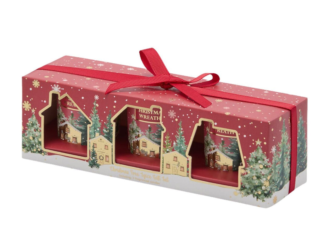 EDG Enzo De Gasperi Set 3 Noel Scented Candles Apple Cider and Honey – Christmas Candles