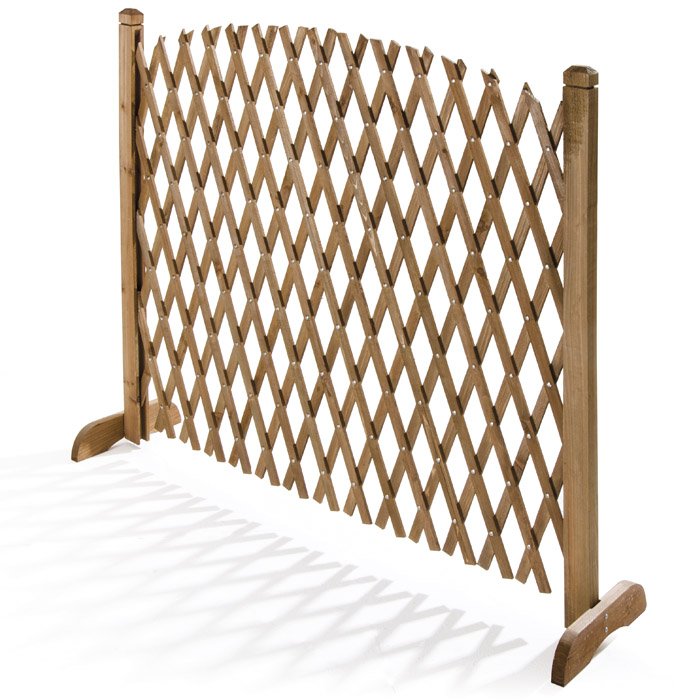 L'Arcolaio Exy Expandable Wooden Trellis 120xH.150 cm for Outdoor