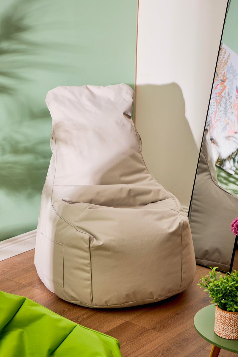 Di.Mo Layla Bean Bag Armchair in Nylon+PVC Beige