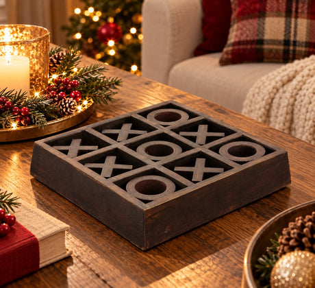 Bizzotto Fortune Tris Decoration Brown 17.7x17.7 cm – Christmas Gift Idea