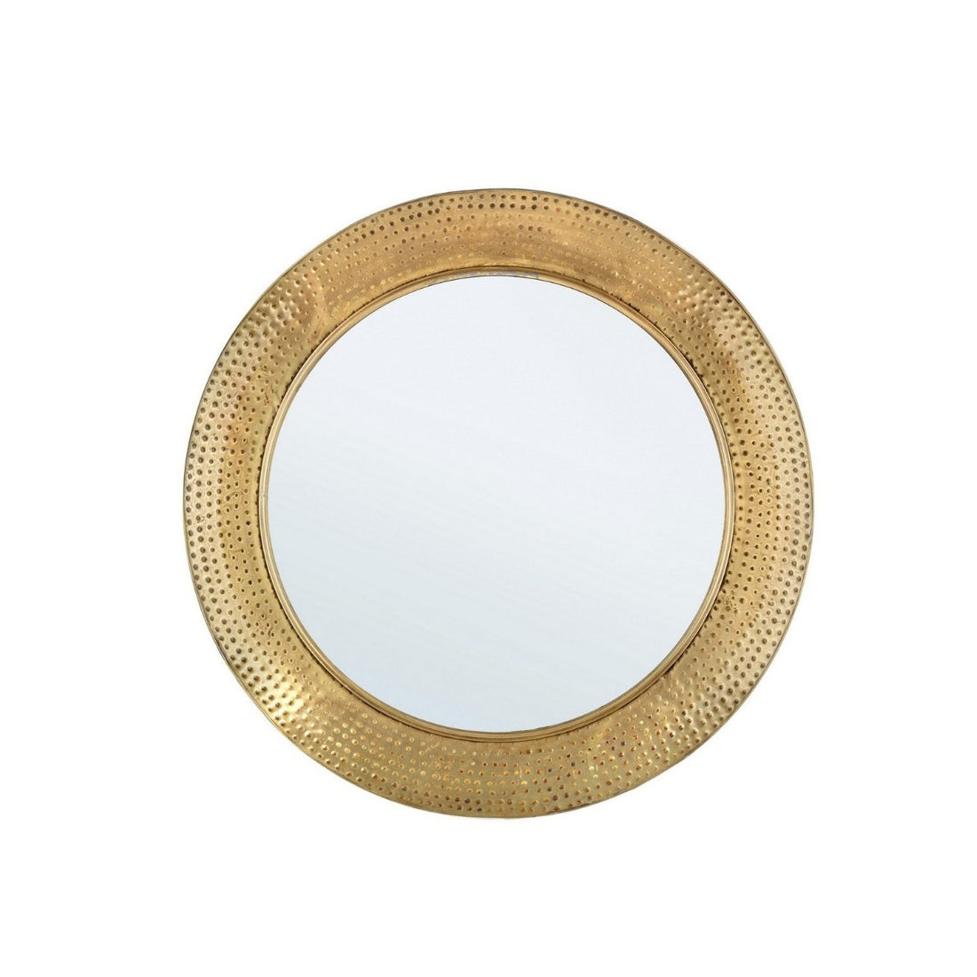 Bizzotto Adara Gold Round Mirror D 80 Cm