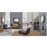 Bizzotto Adara Round Gold Mirror