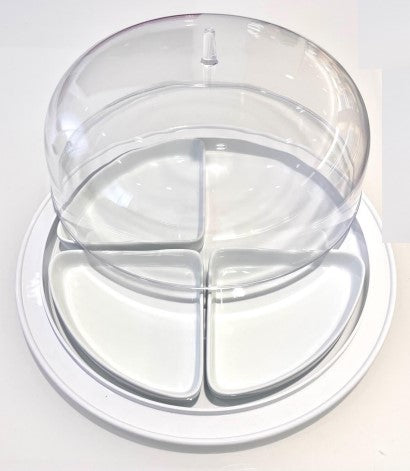 Transparent Charlotte Cake Pan / Appetizer Tray