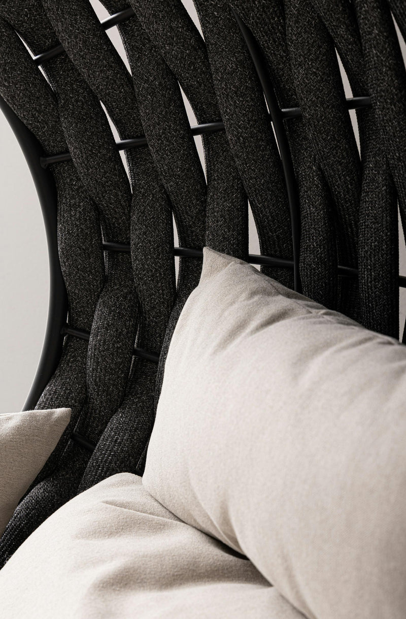 Bizzotto Hanging Chair Galapagos Max 130 Kg Black