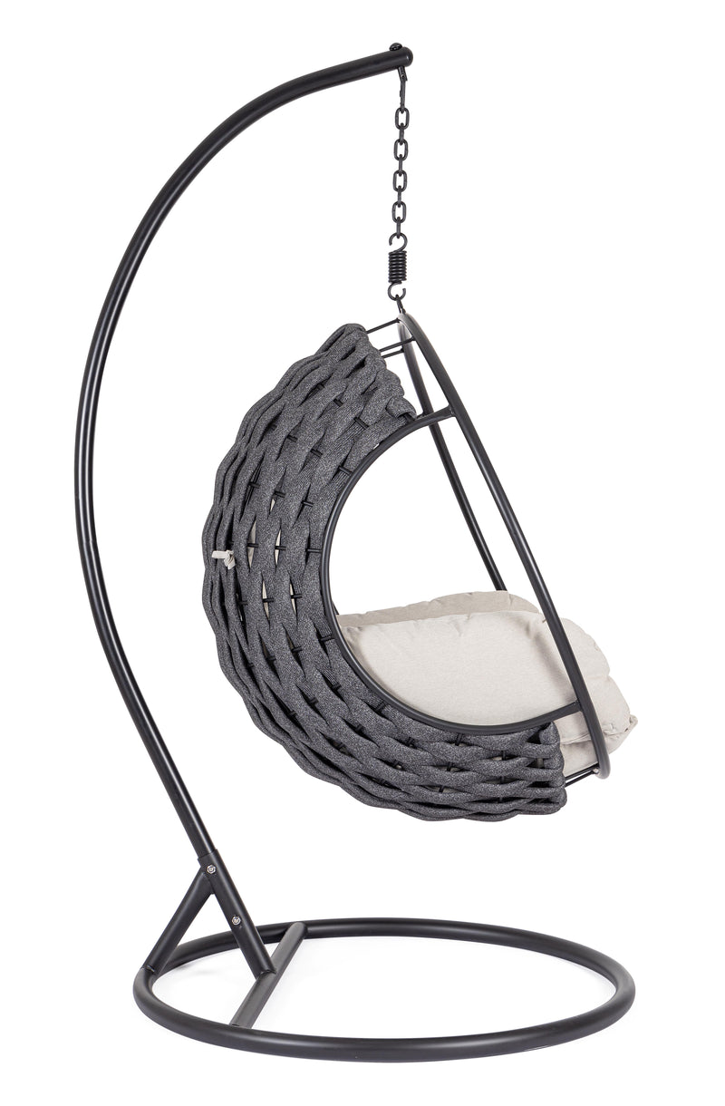 bizzotto bizzotto poltrona sospesa galapagos max 130 kg nero ean 8051836678118