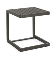Bizzotto Konnor Outdoor Coffee Table Anthracite Aluminium 40 cm