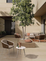 Bizzotto Maribela White 3 Piece Living Room Set