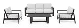 Bizzotto Set 4 Living Room Baltic Anthracite