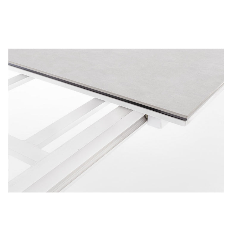 Bizzotto Otavio Extendable Rectangular Table 220 - 280 - 340 x 95 Cm White