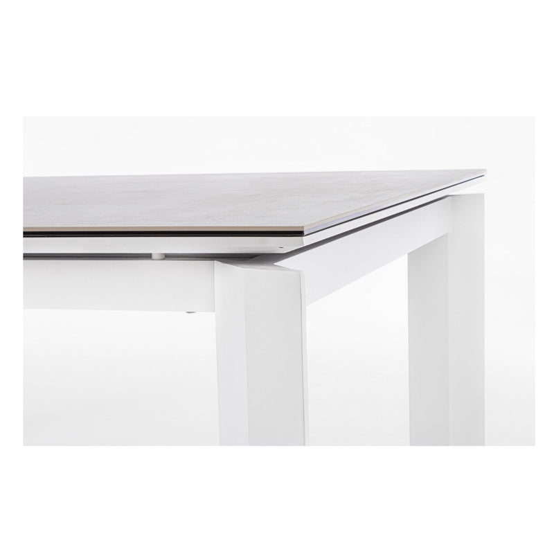 Bizzotto Otavio Extendable Rectangular Table 220 - 280 - 340 x 95 Cm White
