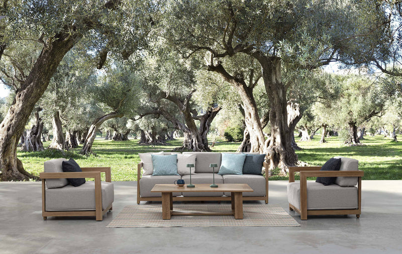 Bizzotto Set 4 Theseus Natural Living Room