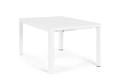 Bizzotto Extendable Square Table Kiplin 149 x 97 / 149 Cm White