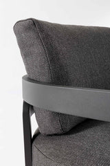 Bizzotto Set 4 Presley Lounge Anthracite