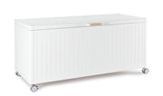 Bizzotto Ocean Trunk with Wheels H 70 Cm W 72 Cm L 164.8 Cm White