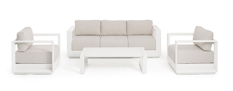 Bizzotto Moses 4 Elements Vapor White Living Room Set