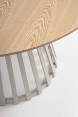 Cillian D 120 Cm Warm Gray Natural Table 