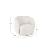 Bizzotto Armchair Tecla with Natural Armrests