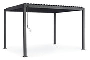 Bizzotto Ocean Bioclimatic Pergola Anthracite Aluminium 3×4 m