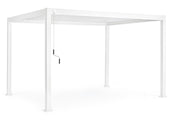 Bizzotto Ocean Bioclimatic Pergola White Aluminum 3x4 m