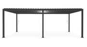 Bizzotto Ocean Anthracite Aluminum Bioclimatic Pergola 360×720 cm