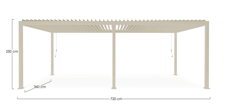 bizzotto bizzotto pergola ocean 36 x 72 mt seta ean 8051836687622
