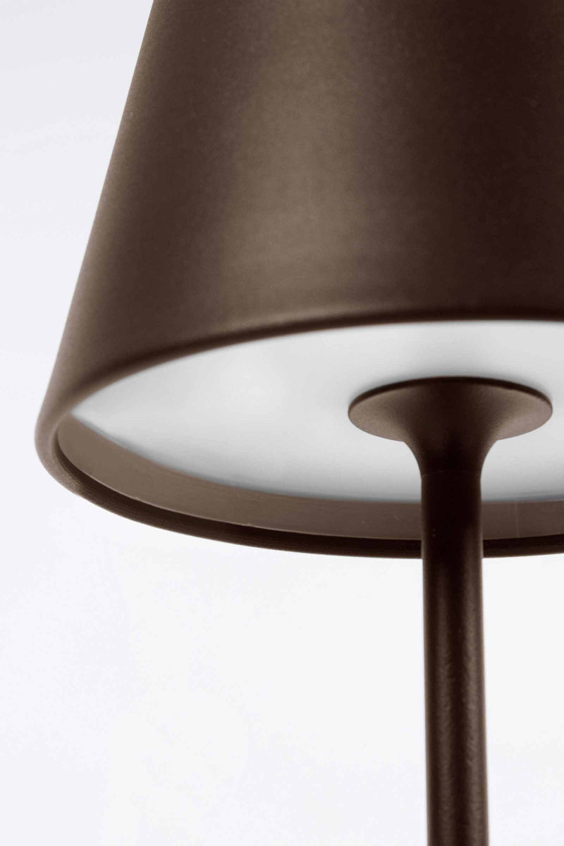 bizzotto bizzotto lampada tavolo etna h 38 cm led marrone ean 8051836453562
