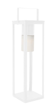 Bizzotto Solar Led Lamp H 75 Cm with Handle Square White