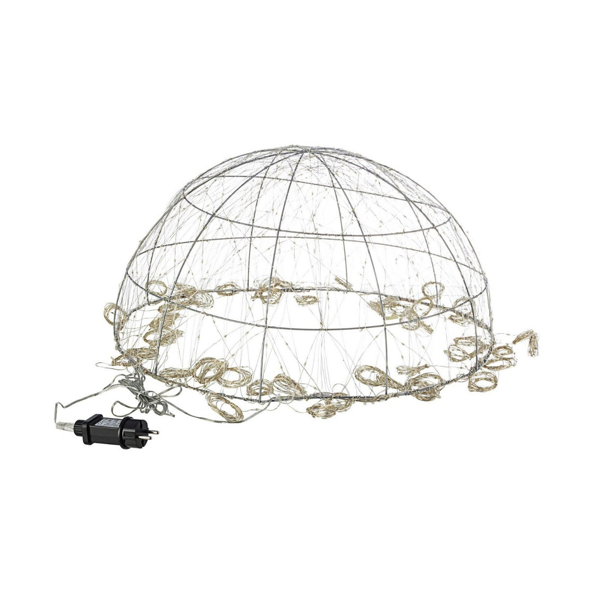 Bizzotto Medusa Argento con 1280 Micro LED Classic Decorazione Natalizia Luminosa