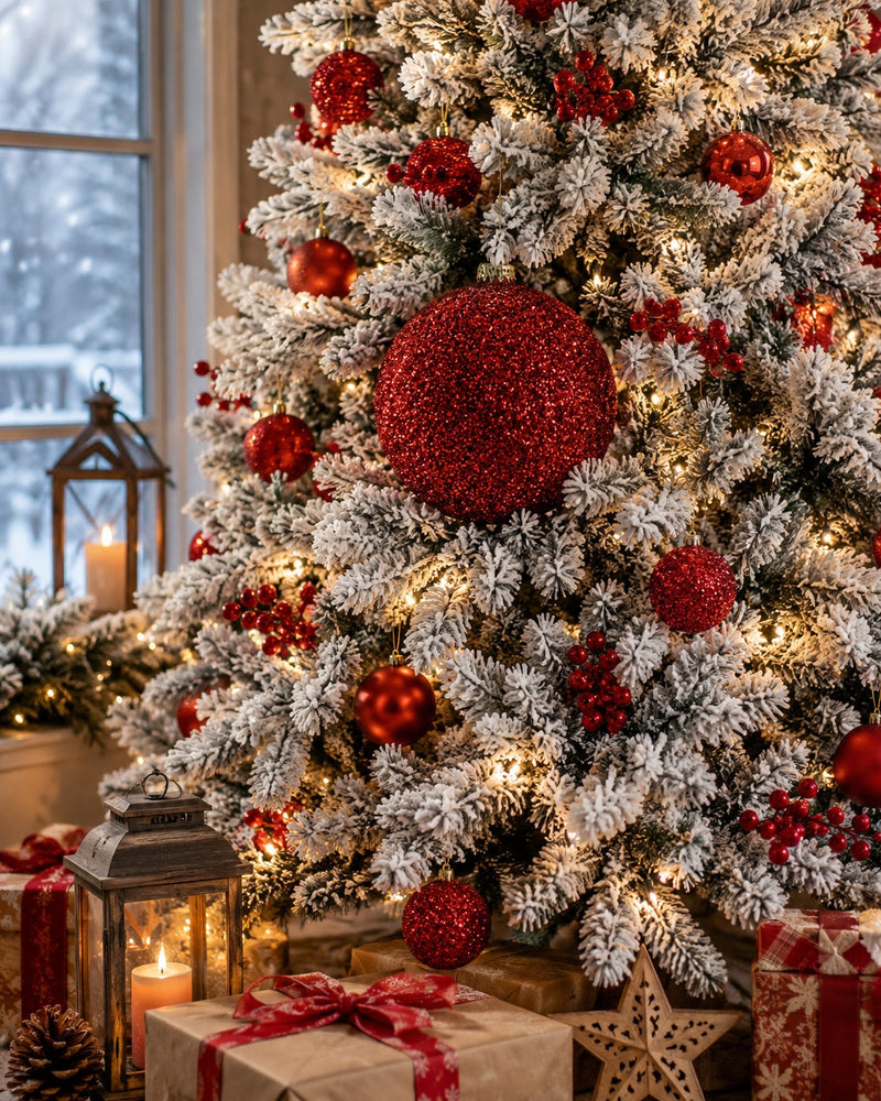 Bizzotto Sfera Angelica Red D 150 Mm for Christmas Tree