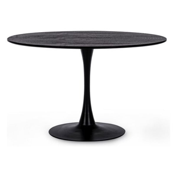 Bizzotto Bloom Round Dining Table 120 Cm Black