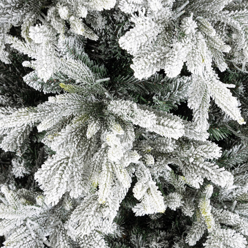 Bizzotto Berkshire Snow-Flocked Christmas Tree H 270 cm with 3100 LEDs with Remote Control