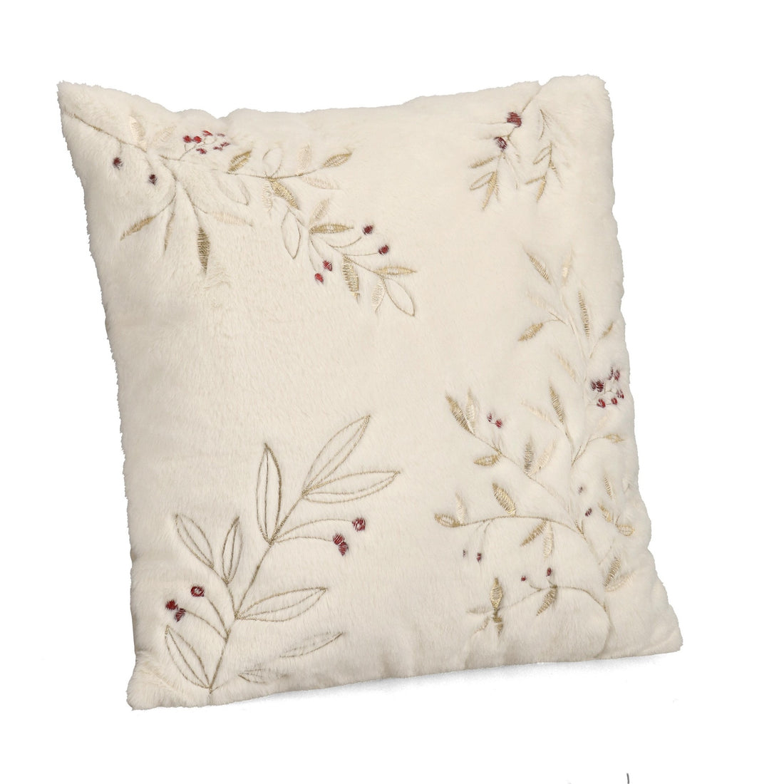 [VERIFY] Bizzotto WINTERBERG IVORY CUSHION W-LEAVES 45X45