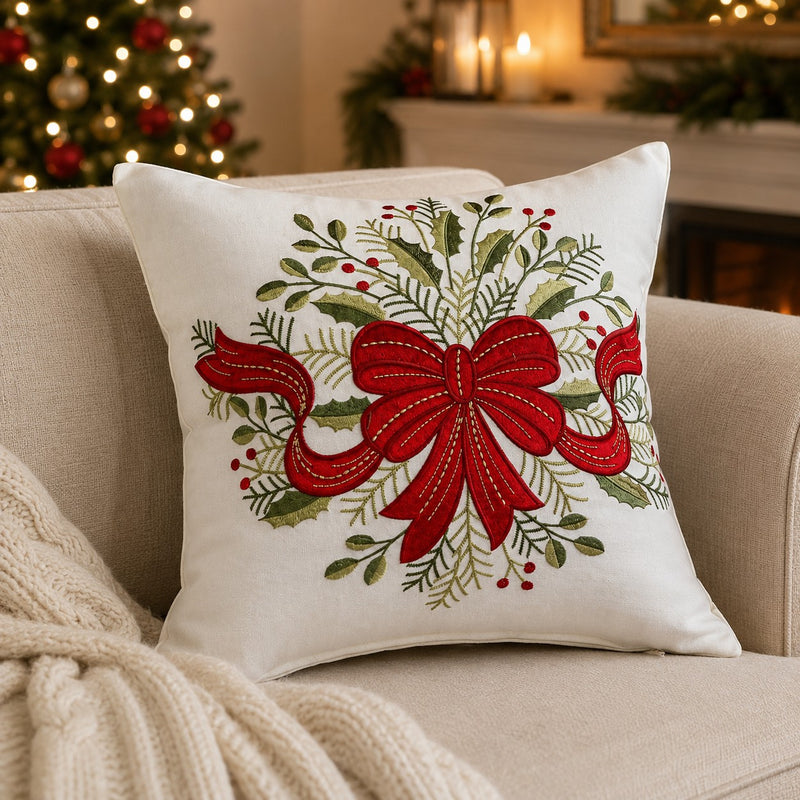 Bizzotto Anderson White-Red Cushion 45x45 for Home Decor