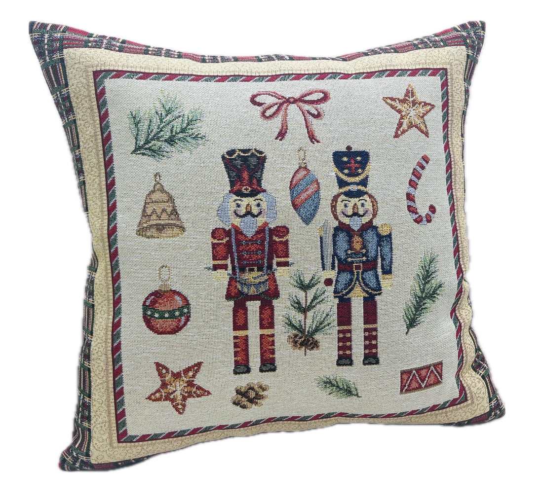 Bizzotto Soldier Cushion Cover 45x45 cm Decorative Christmas Pillowcase