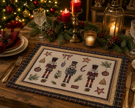 Bizzotto Soldier Placemat 48x33 cm Christmas American Placemat