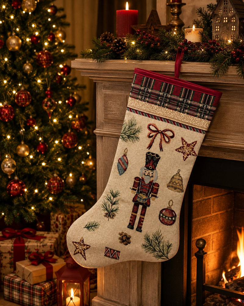 Bizzotto Christmas Stocking Soldier 48x30 cm Decorative Epiphany Stocking