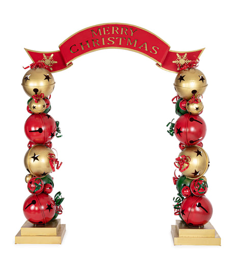 Bizzotto Berthod Arch Decoration Merry Christmas H 309 cm Christmas Decoration
