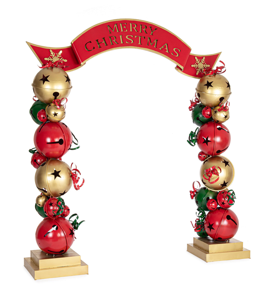 Bizzotto Berthod Arch Decoration Merry Christmas H 309 cm Christmas Decoration