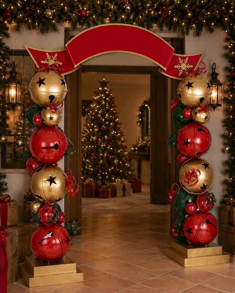 Bizzotto Berthod Arch Decoration Merry Christmas H 309 cm Christmas Decoration