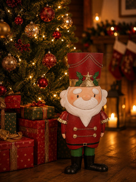 Bizzotto Soldier Decoration Kayleigh Red H 65 cm Christmas Decoration