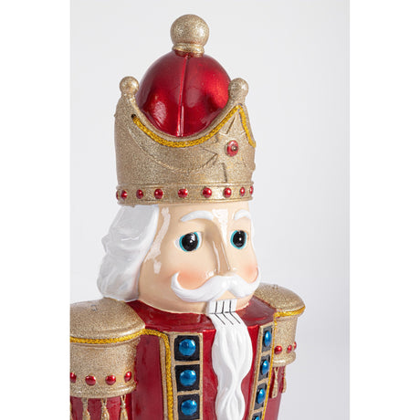 Bizzotto Decoration Kinler Soldier with LED Lights H 92.7 cm Christmas Decoration