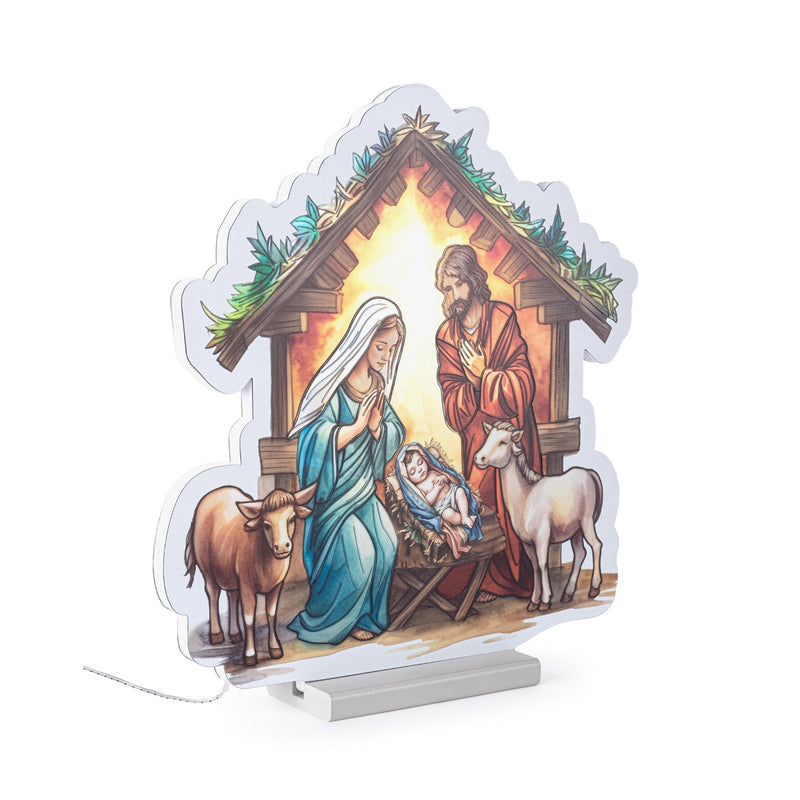Bizzotto Luminous Nativity Scene H 39 cm with 315 LED IP20 Christmas Decoration