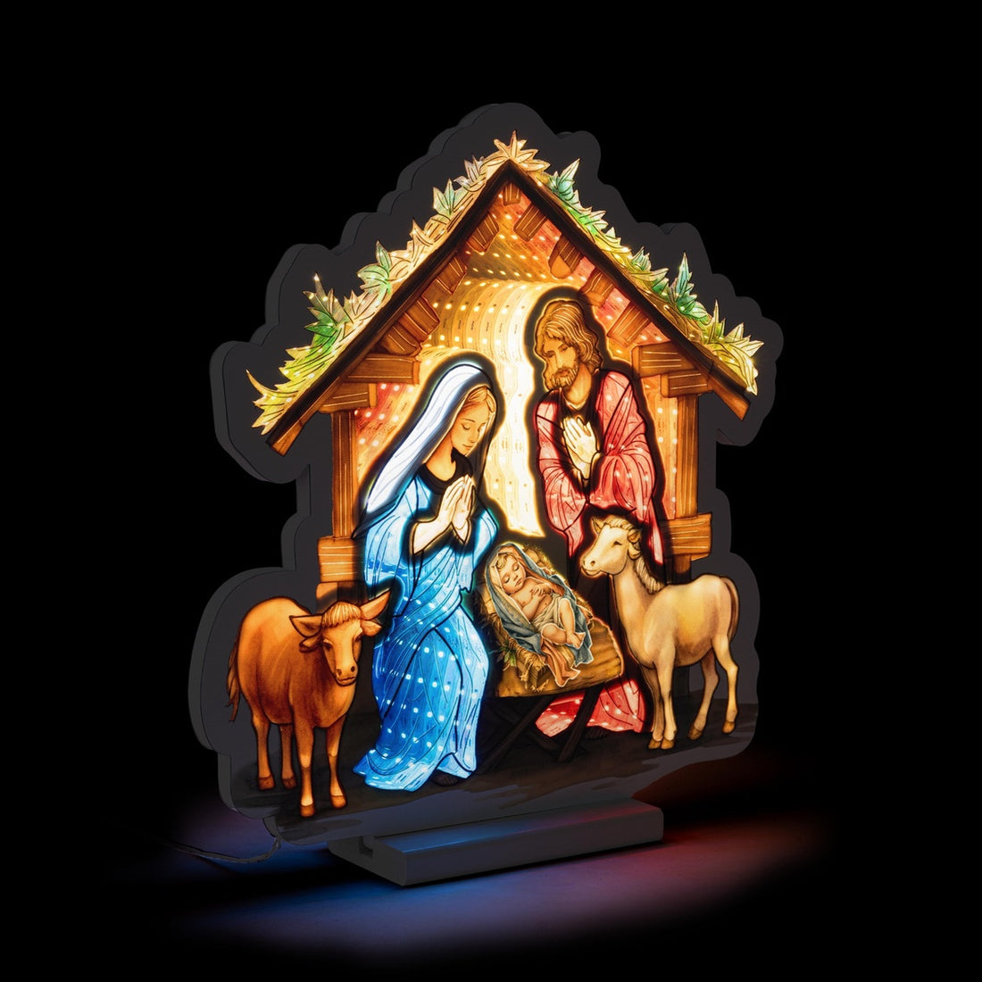 Bizzotto Luminous Nativity Scene H 39 cm with 315 LED IP20 Christmas Decoration