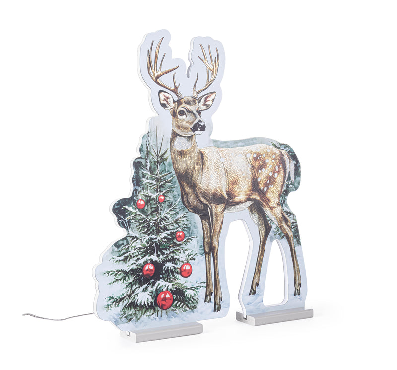 Bizzotto Luminous Christmas Deer H 60 cm with 394 LED IP20 Christmas Decoration