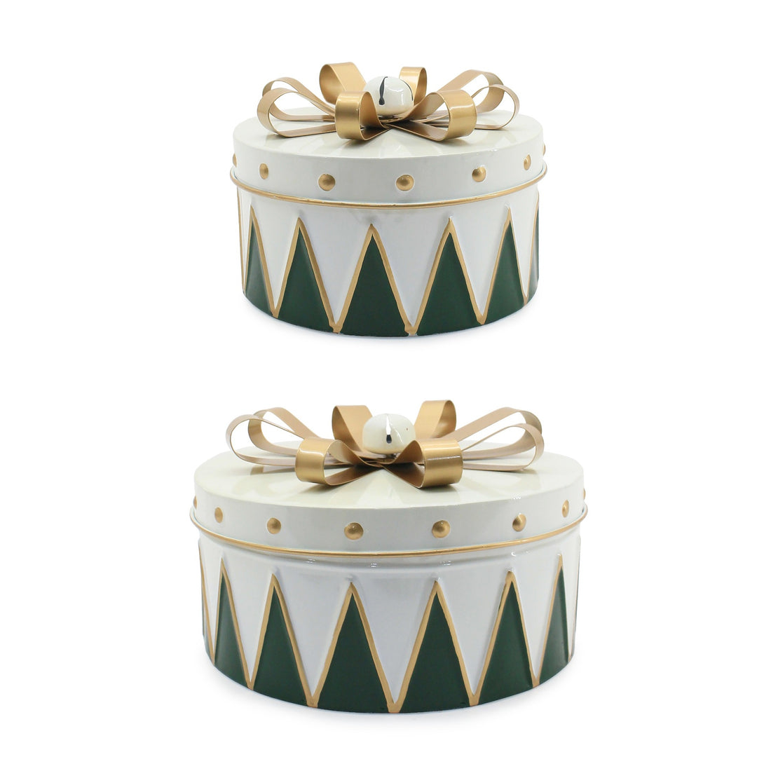 [VERIFY] Bizzotto SET2 BOX CONWAY TO WHITE-GREEN-GOLD