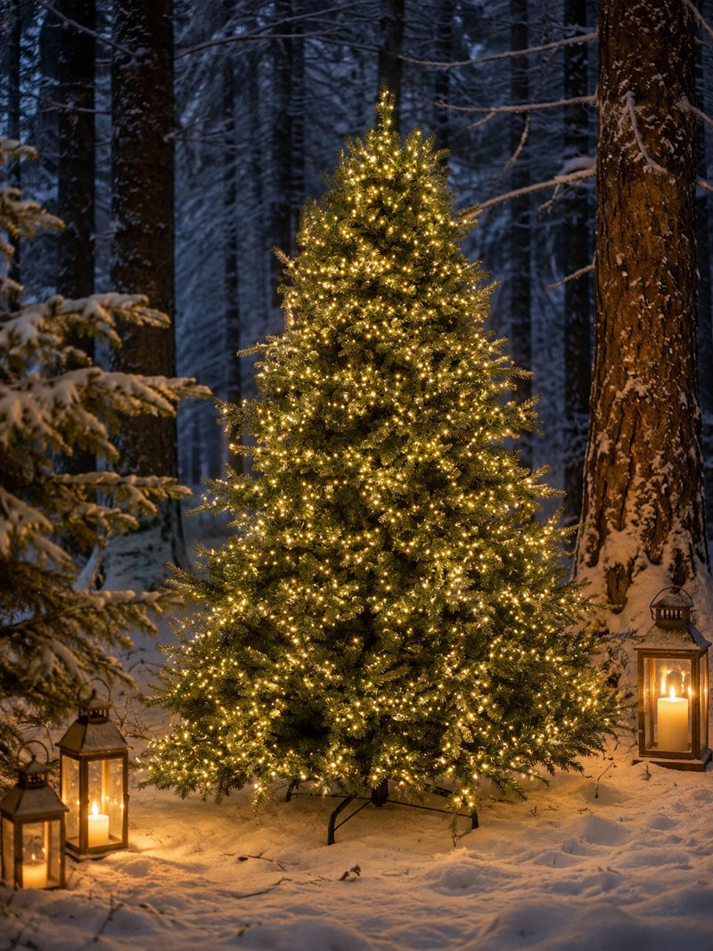 Bizzotto Ritter Christmas Tree H 240 cm with 4711 Branches and 7800 LEDs